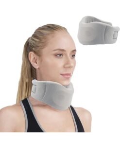 Garlo Neck Brace Cervical Collar - Neck Pain Relief and Neck Support Brace for Sleeping Soft Foam Wraps Keep Vertebrae Stable and Aligned for Relief of Cervical Spine Pressure