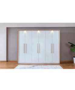 MK Kabbani Furniture lenda 6 Door wardrobe