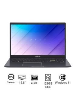 ASUS Vivobook Go 15 Laptop With 15.6-Inch Display, Celeron N4500 Processor/4GB RAM/128GB SSD/Windows 11 With Microsoft 365 Personal 1-year included Arabic Peacock Blue