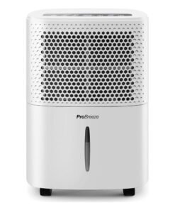 Pro Breeze 12l Per Day Dehumidifier with Digital Humidity Display, Sleep Mode, Continuous Drainage, Laundry Drying and 24 Hour Timer , Ideal for Damp Condensation, Quiet Mark Certified