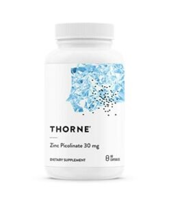 Thorne Zinc Picolinate 30 mg - 60 Capsules Dietary Supplement