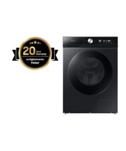 Samsung 11.5/8 Kg Front Load Washer Dryer Combo With Digital Inverter Technology, AI Ecobubble And AI Wash 11.5 kg WD11BB944DGBGU-R Black