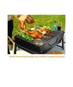 Portable BBQ Charcoal Grill Black 36A—29A—6.8cm - Image 5