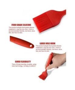 Basting BBQ Pastry Oil Brush Red 1.00 x 4.00 x 0.037cm
