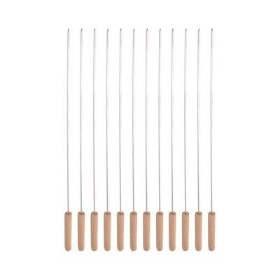 Bbq Skewers Set Of 12 Beige-Silver - Image 2