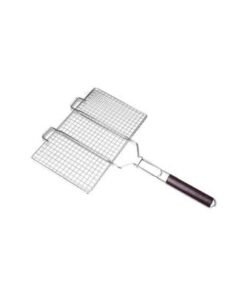 BBQ Grill Silver/Brown 24x36cm