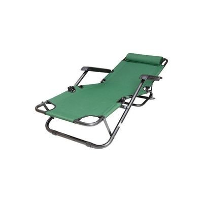 3 In 1 Foldable Beach Chair Green 153x60x35centimeter - Image 3