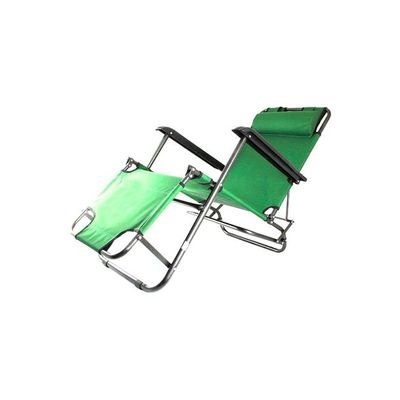 3 In 1 Foldable Beach Chair Green 153x60x35centimeter - Image 2