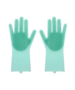 Alternative view of Silicone Household Cleaning Gloves Multicolour