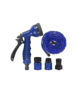 Alternative view of Extendable Water Hose Set Blue/Black 37.5meter