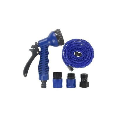 Extendable Water Hose Set Blue/Black 37.5meter - Image 2