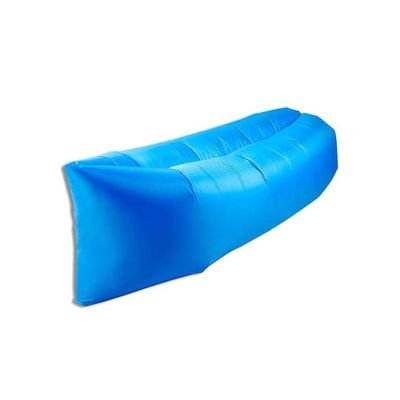 Outdoor Inflatable Lounger Couch Sofa Blue 240 x 70centimeter - Image 2