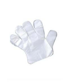 Alternative view of 100-Piece Disposable Plastic Gloves Clear