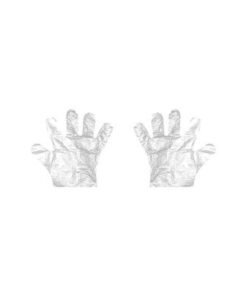 Alternative view of Pair of Disposable Plastic Gloves Clear L