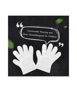 100-Piece Disposable Latex Hand Gloves Clear 24x1x17centimeter - Image 3