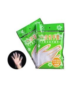 100-Piece Disposable Plastic Gloves clear - Image 3