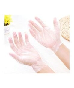 Disposable Glove Set, 100-Piece Clear L