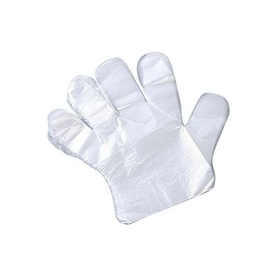 100-Piece Disposable Gloves Set Clear L - Image 2