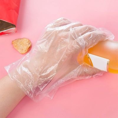 500-Piece Disposable PE Gloves Set White 24.5cm - Image 3