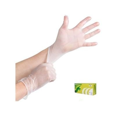 High Quality Disposable Vinyl Hand Gloves Clear Mediumcm - Image 3