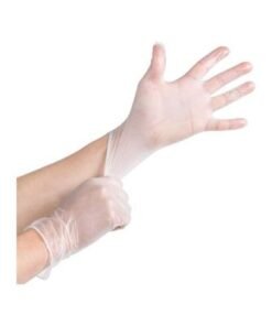High Quality Disposable Vinyl Hand Gloves Clear Mediumcm