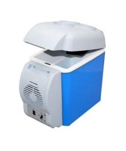 Car Mounted Portable Mini Fridge 7.5 L White/Blue