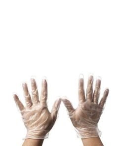 Alternative view of 100-Piece Disposable Vinyl Hand Gloves Clear S
