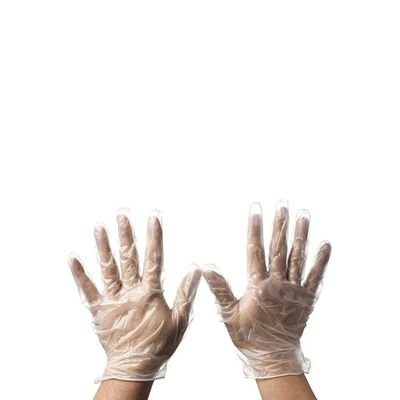 100-Piece Disposable Vinyl Hand Gloves Clear S - Image 2