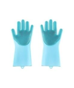 Alternative view of Dishwashing Cleaning Gloves Blue 25.00x4.00x16.00centimeter