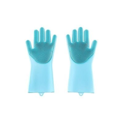 Dishwashing Cleaning Gloves Blue 25.00x4.00x16.00centimeter - Image 2