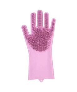 2-Piece Disposable Cleaning Gloves Set Pink
