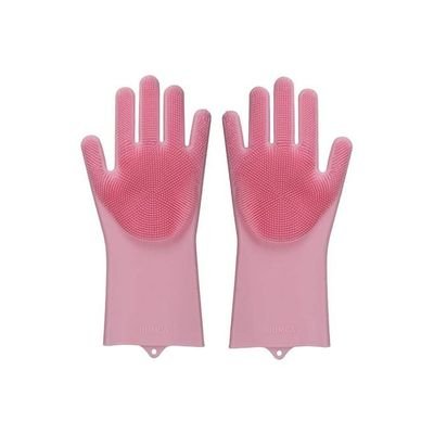 Reusable Gloves Pink 34x14.5cm - Image 2