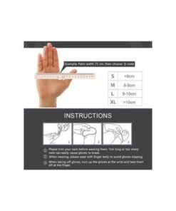 100-Piece Disposable Vinyl Examination Gloves Clear XL
