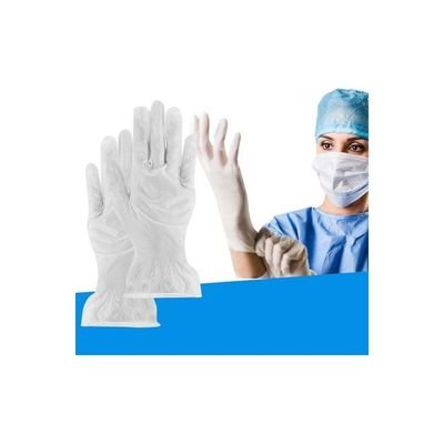 100-Piece Disposable Anti-Static Gloves Clear - Image 3