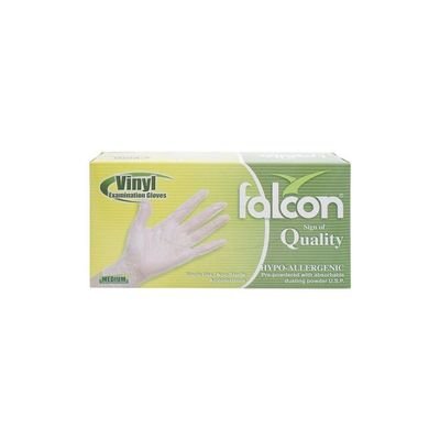 100-Piece Vinyl Examination Gloves White M - Image 2