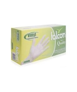 100-Piece Vinyl Examination Gloves White M