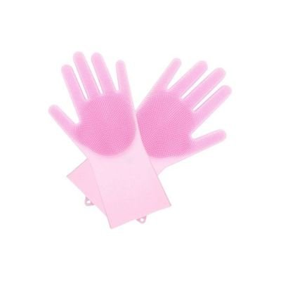 Pair Of Magic Cleaning Gloves Pink - Image 2