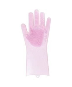 Pair Of Magic Cleaning Gloves Pink
