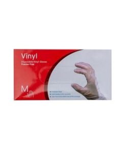 Alternative view of 70-Piece Disposable Vinyl Gloves Transparent