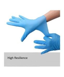 100-Piece Vinyl Disposable Gloves Blue Large - Image 4