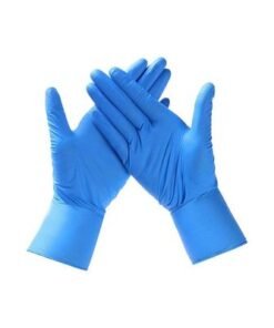 Alternative view of 100-Piece Nitrile Gloves Blue Large