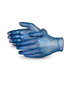 Vinyl Gloves Blue Medium