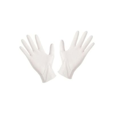 Disposable Latex Gloves White 22x6.80x12centimeter - Image 2