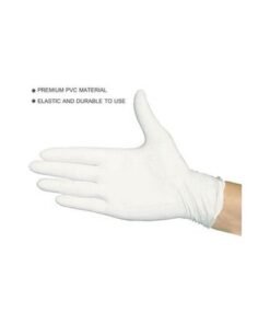 Disposable Latex Gloves White 22x6.80x12centimeter - Image 3
