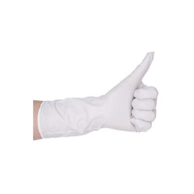 50-Piece Latex Disposable Gloves White L - Image 3