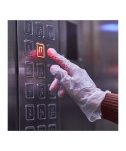 100-Piece Disposable Vinyl Hand Gloves Clear S - Image 4