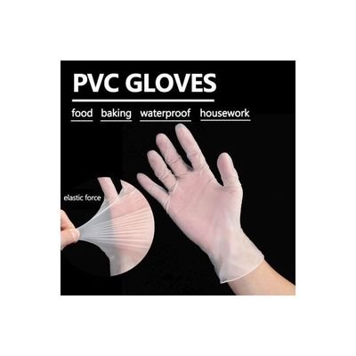 100-Piece Disposable Gloves Clear - Image 4
