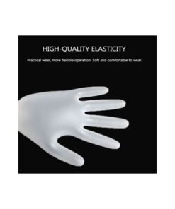 100-Piece Disposable Gloves Clear