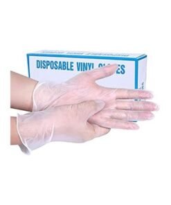 200-Piece Vinyl Disposable Gloves Clear - Image 3