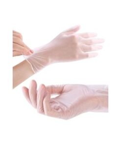Alternative view of High Quality Disposable Vinyl Hand Gloves Clear Mediumcm